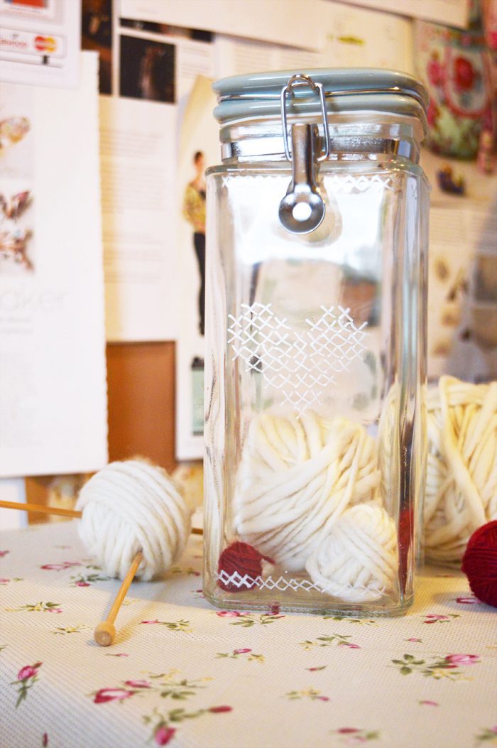 DIY storage jar to make your stash decorative