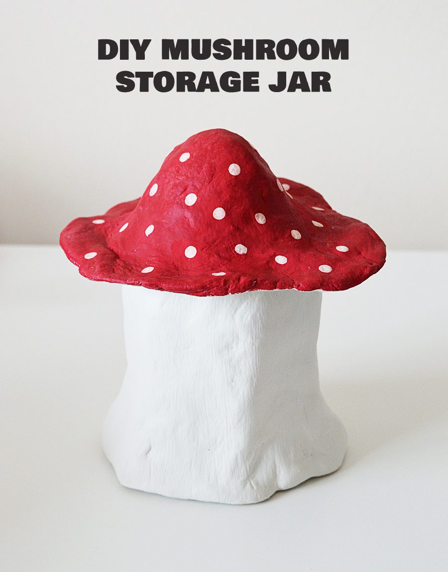 DIY Mushroom Storage Jar