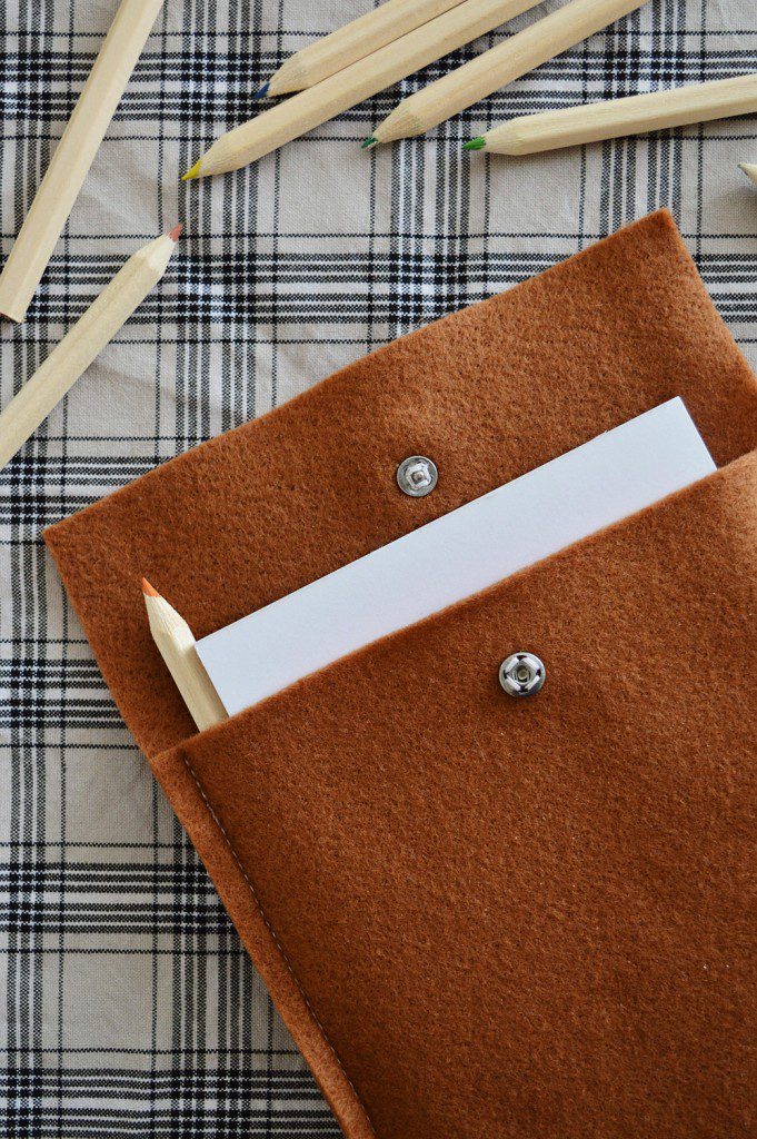 DIY Woodland Notepad Cover